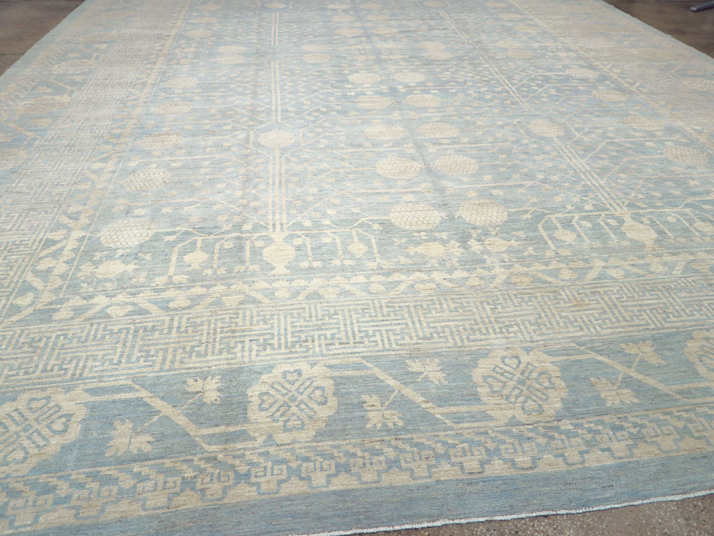 Modern East Turkestan Khotan Oversize Carpet, No.32267 - Galerie Shabab