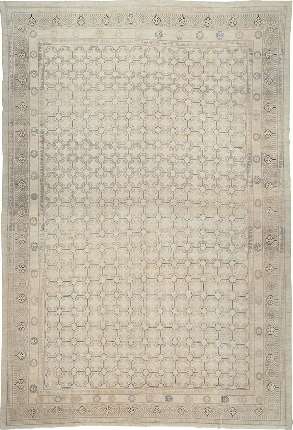 Modern East Turkestan Khotan Oversize Carpet, No.32268 - Galerie Shabab