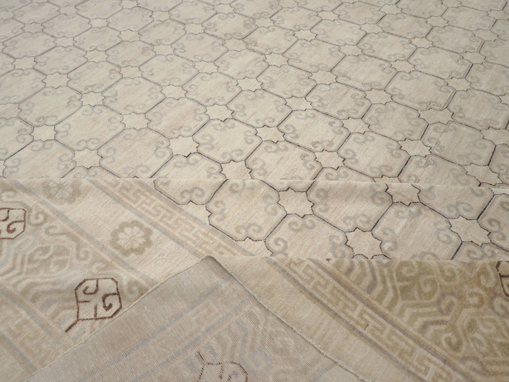 Modern East Turkestan Khotan Oversize Carpet, No.32268 - Galerie Shabab