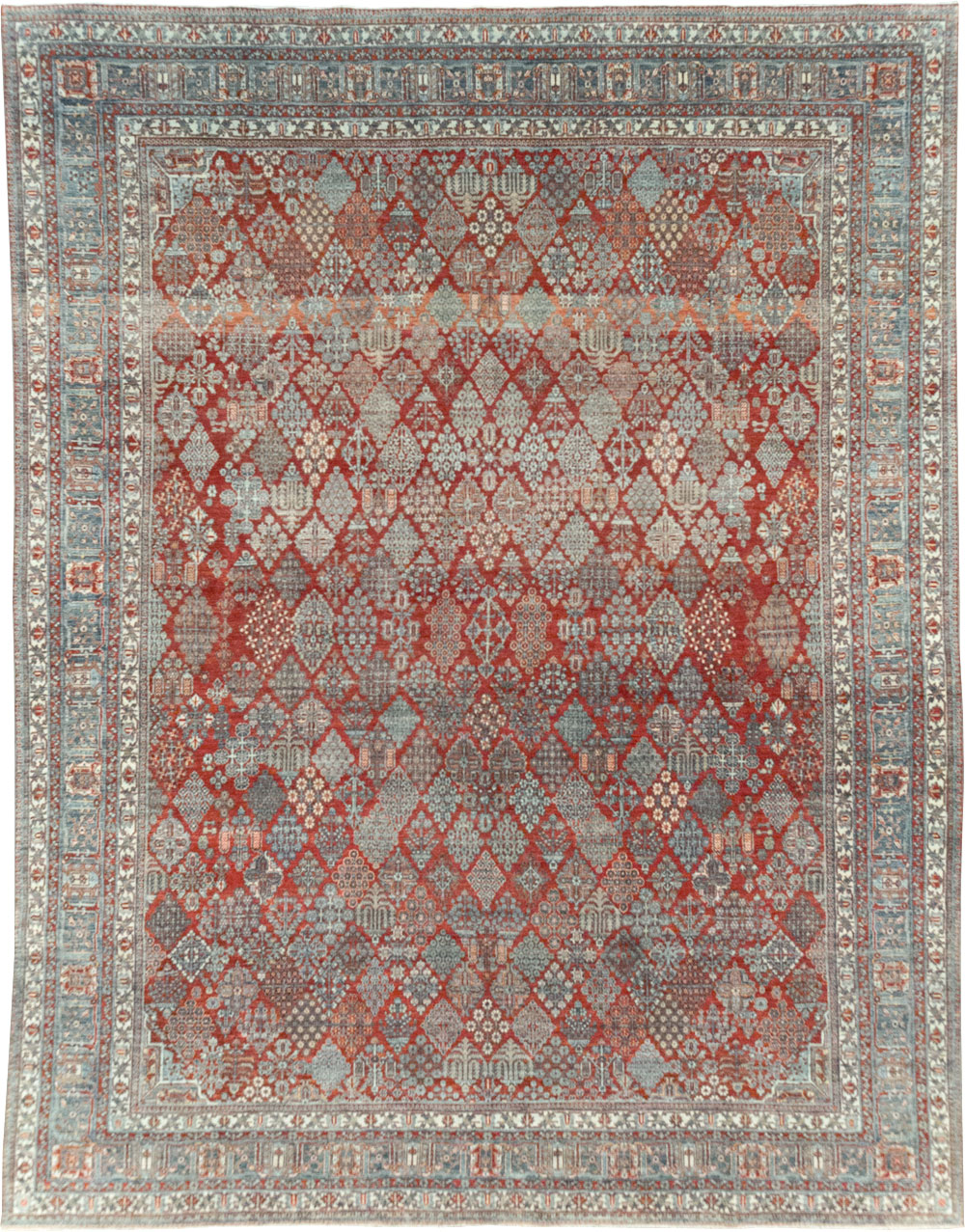 Vintage Persian Joshegan Room Size Carpet, No.32269 - Galerie Shabab