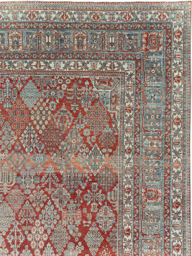 Vintage Persian Joshegan Room Size Carpet, No.32269 - Galerie Shabab