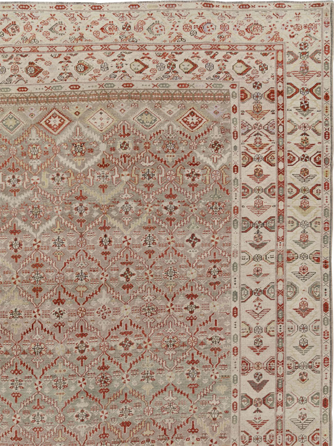 Antique Persian Kurdish Bidjar Oversize Carpet, No.32272 - Galerie Shabab