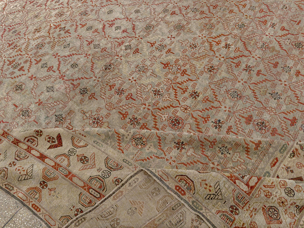 Antique Persian Kurdish Bidjar Oversize Carpet, No.32272 - Galerie Shabab