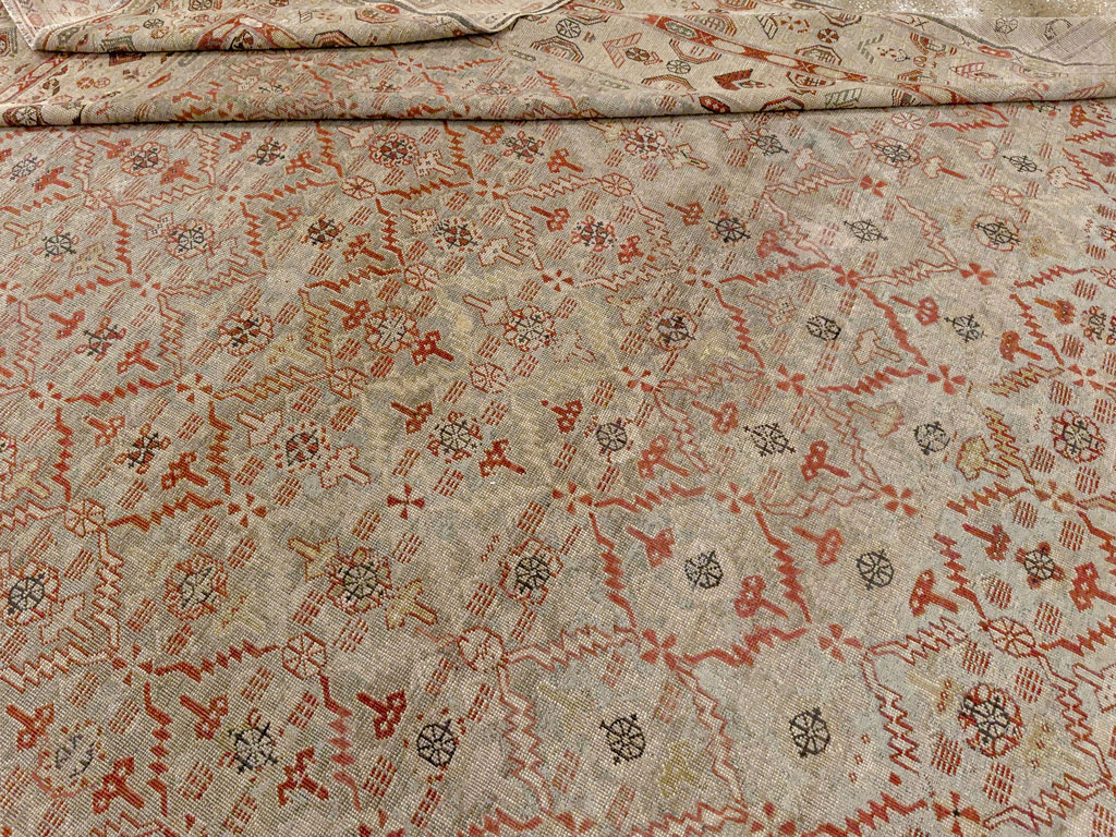 Antique Persian Kurdish Bidjar Oversize Carpet, No.32272 - Galerie Shabab