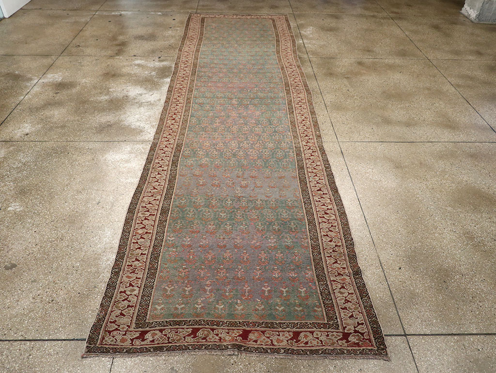 Antique Persian Kurdish Long Runner, No.32275 - Galerie Shabab