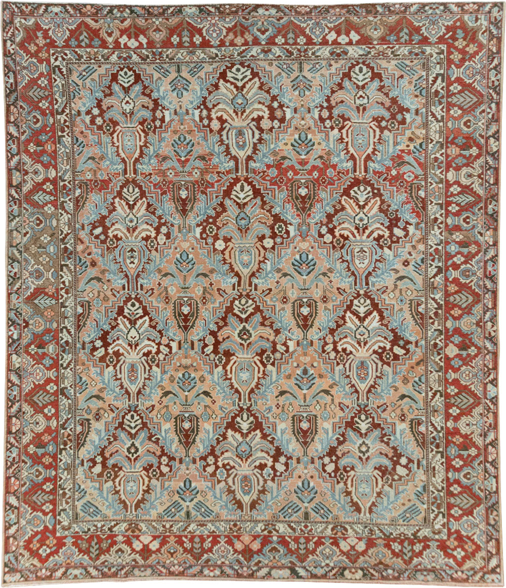 Vintage Persian Bakhtiari Room Size Carpet, No.32277 - Galerie Shabab