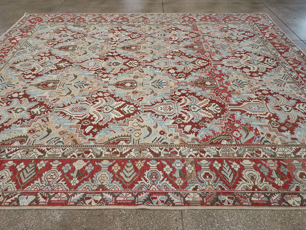 Vintage Persian Bakhtiari Room Size Carpet, No.32277 - Galerie Shabab