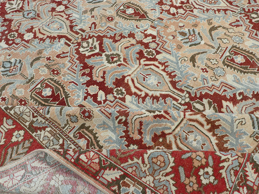 Vintage Persian Bakhtiari Room Size Carpet, No.32277 - Galerie Shabab