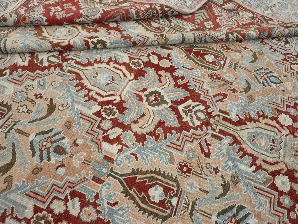 Vintage Persian Bakhtiari Room Size Carpet, No.32277 - Galerie Shabab