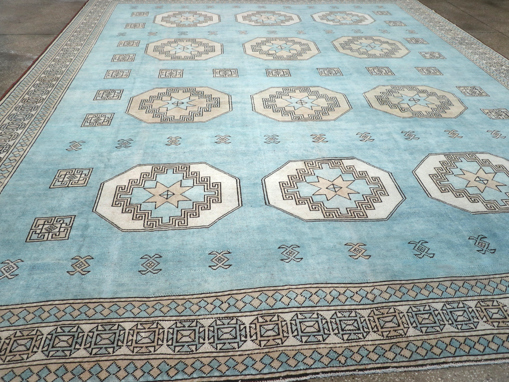 Vintage Turkish Oushak Large Room Size Carpet, No.32280 - Galerie Shabab