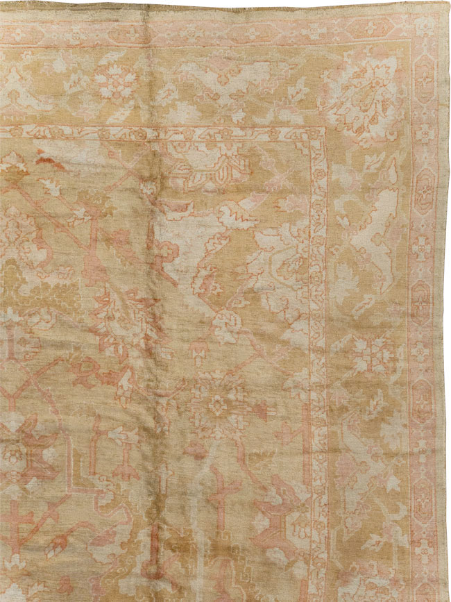 Antique Turkish Oushak Oversize Carpet, No.32286 - Galerie Shabab