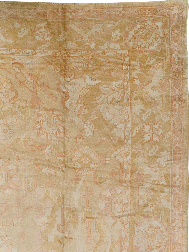 Antique Turkish Oushak Oversize Carpet, No.32286 - Galerie Shabab