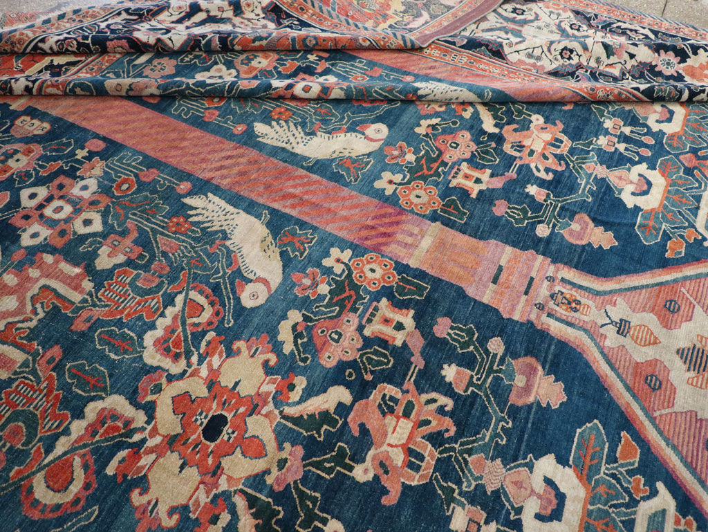 Antique Persian Senneh Oversize Carpet, No.32288 - Galerie Shabab