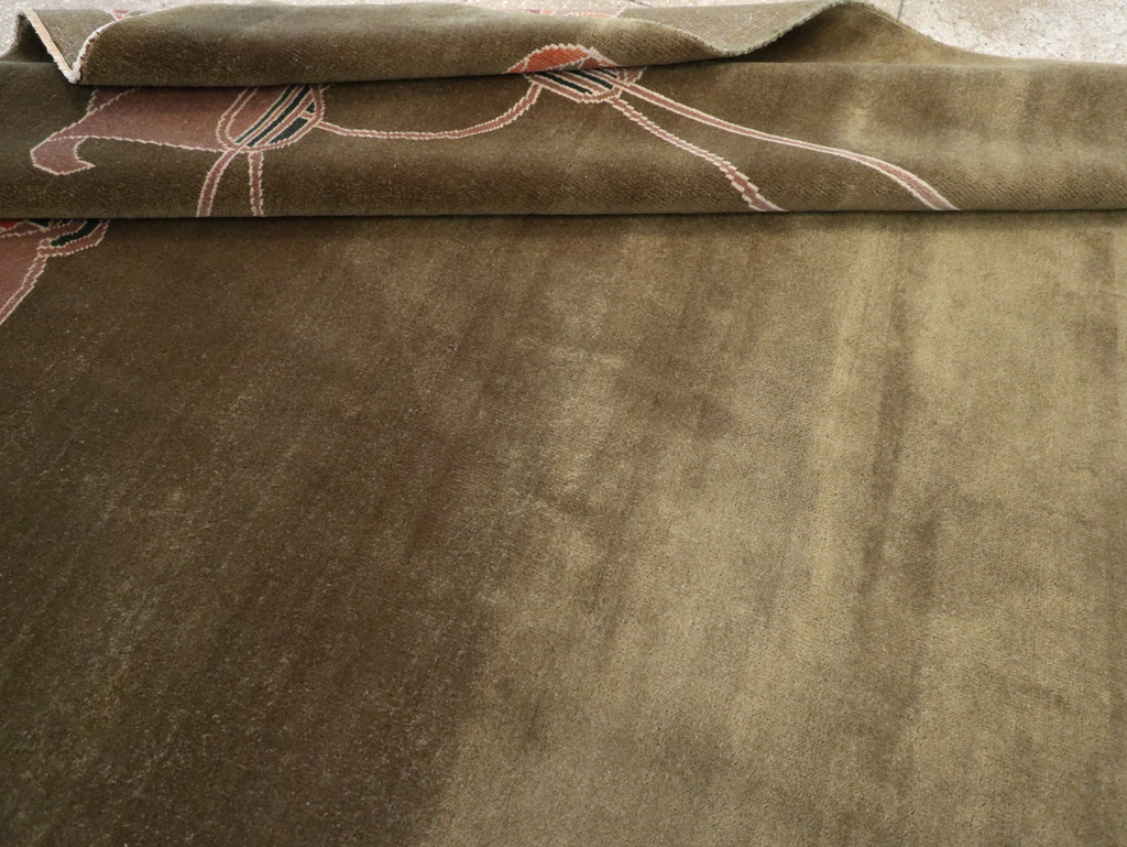 Indian Art Deco Room Size Carpet, No.32292 - Galerie Shabab