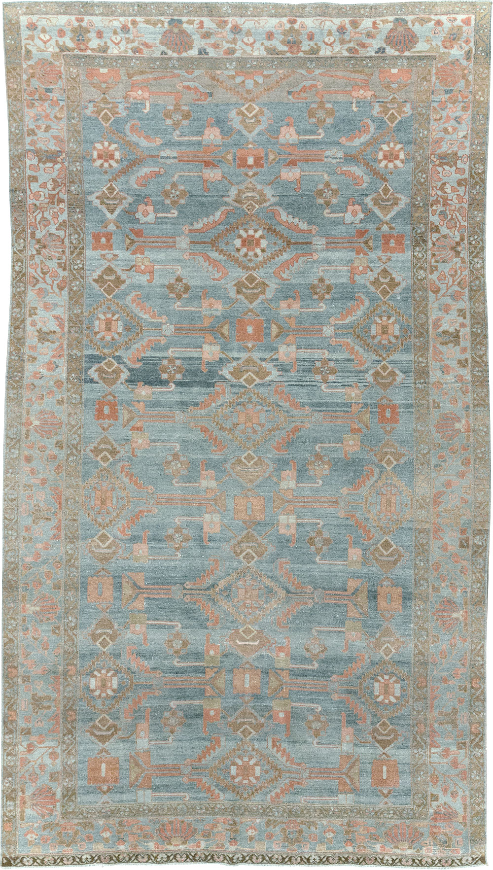 Antique Persian Malayer Accent Carpet, No.32323 - Galerie Shabab
