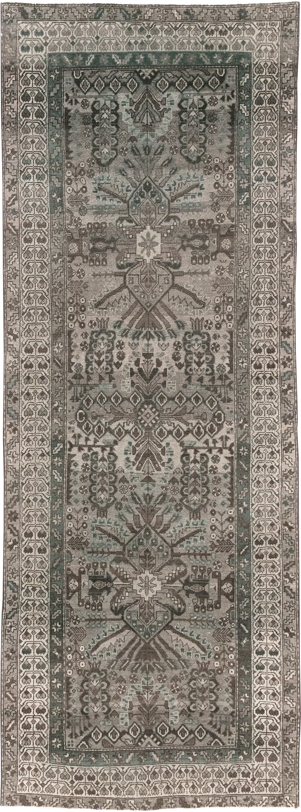 Vintage Persian Malayer Runner, No.32330 - Galerie Shabab