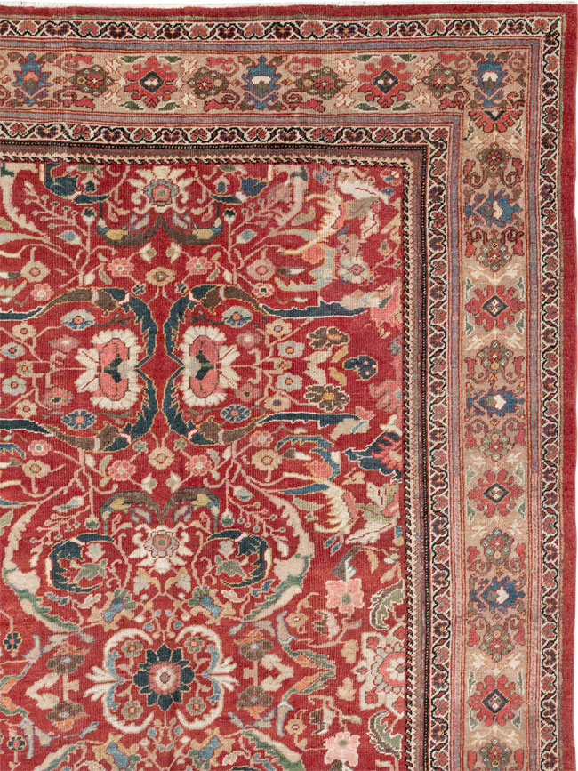 Vintage Persian Mahal Large Carpet, No.32337 - Galerie Shabab