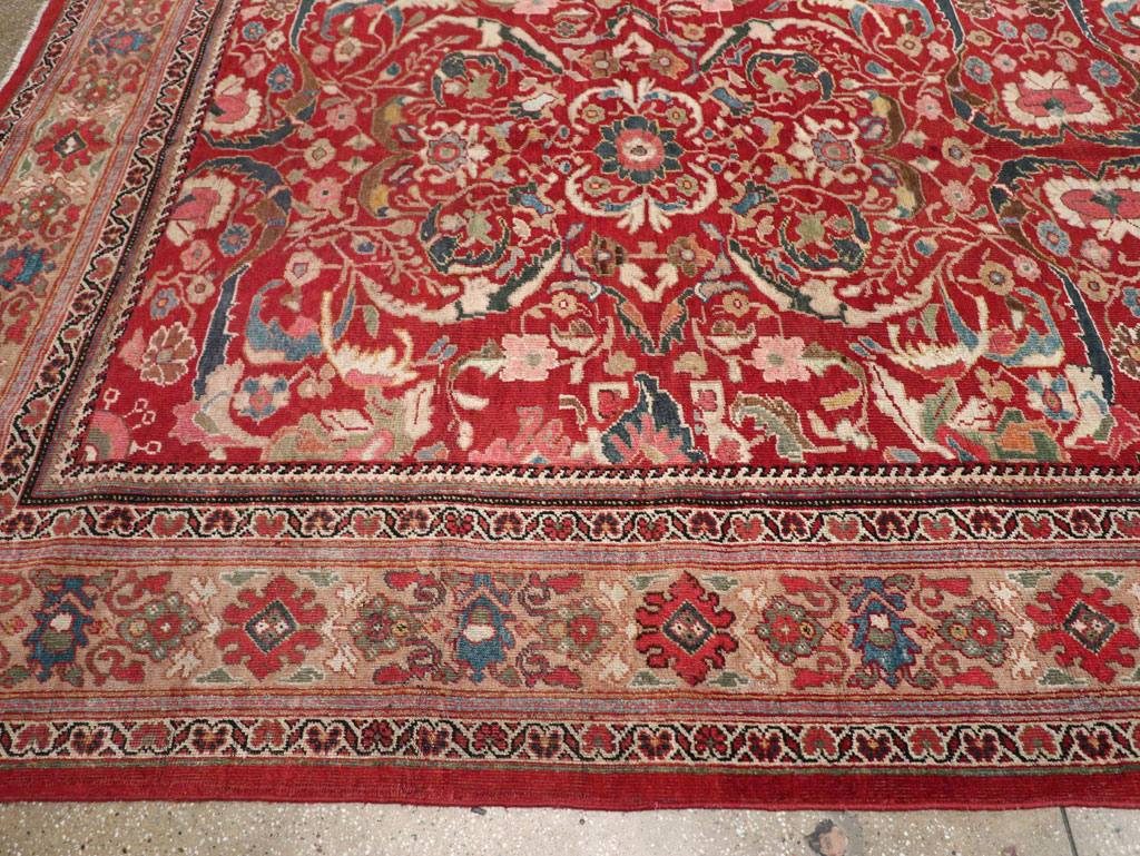 Vintage Persian Mahal Large Carpet, No.32337 - Galerie Shabab