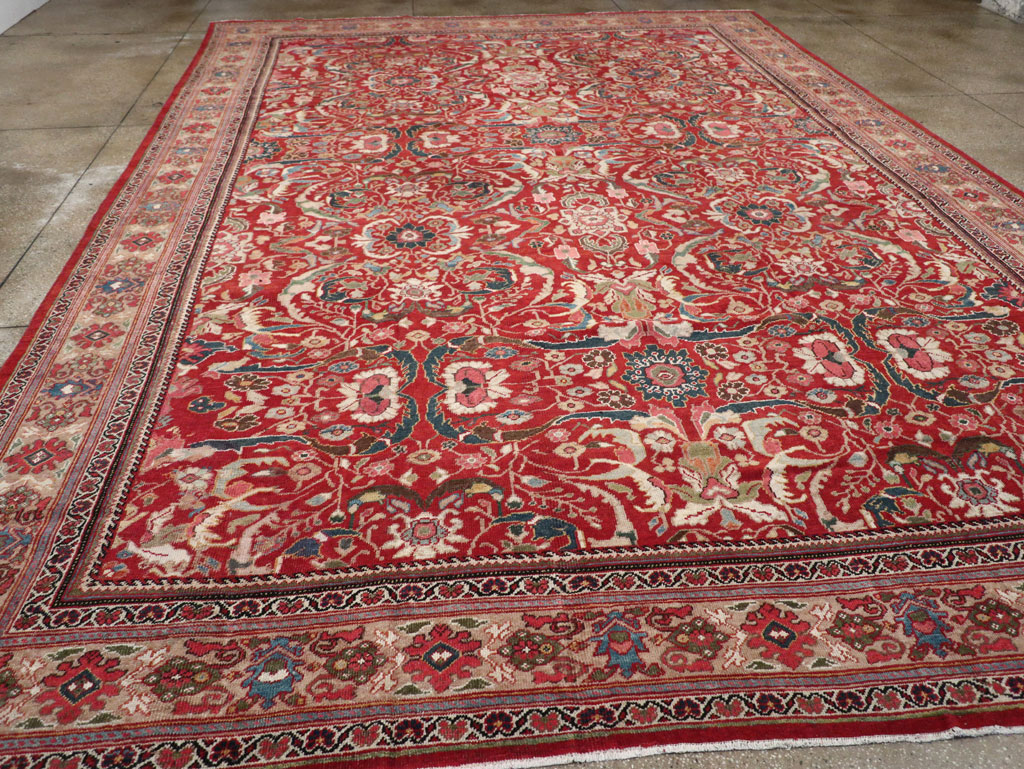 Vintage Persian Mahal Large Carpet, No.32337 - Galerie Shabab