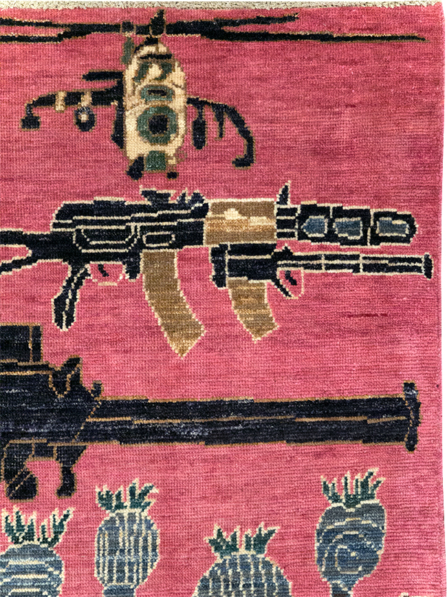Modern Turkish Pictorial War Rug, No.32342 - Galerie Shabab