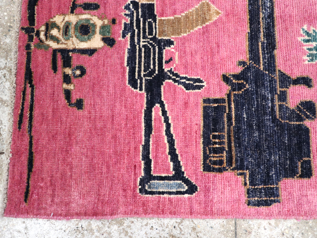 Modern Turkish Pictorial War Rug, No.32342 - Galerie Shabab