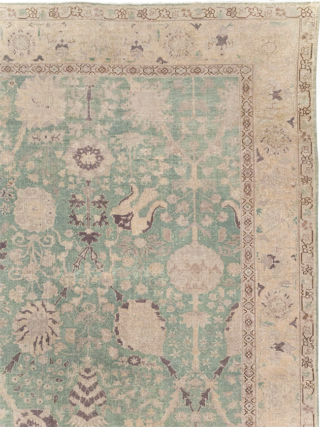 Antique Indian Lahore Oversize Carpet, No.32348 - Galerie Shabab