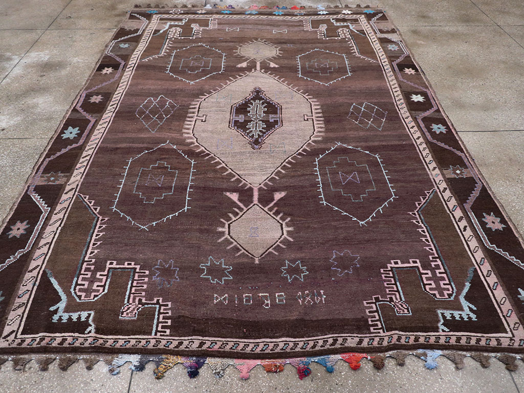Vintage Turkish Anatolian Room Size Carpet, No.32350 - Galerie Shabab