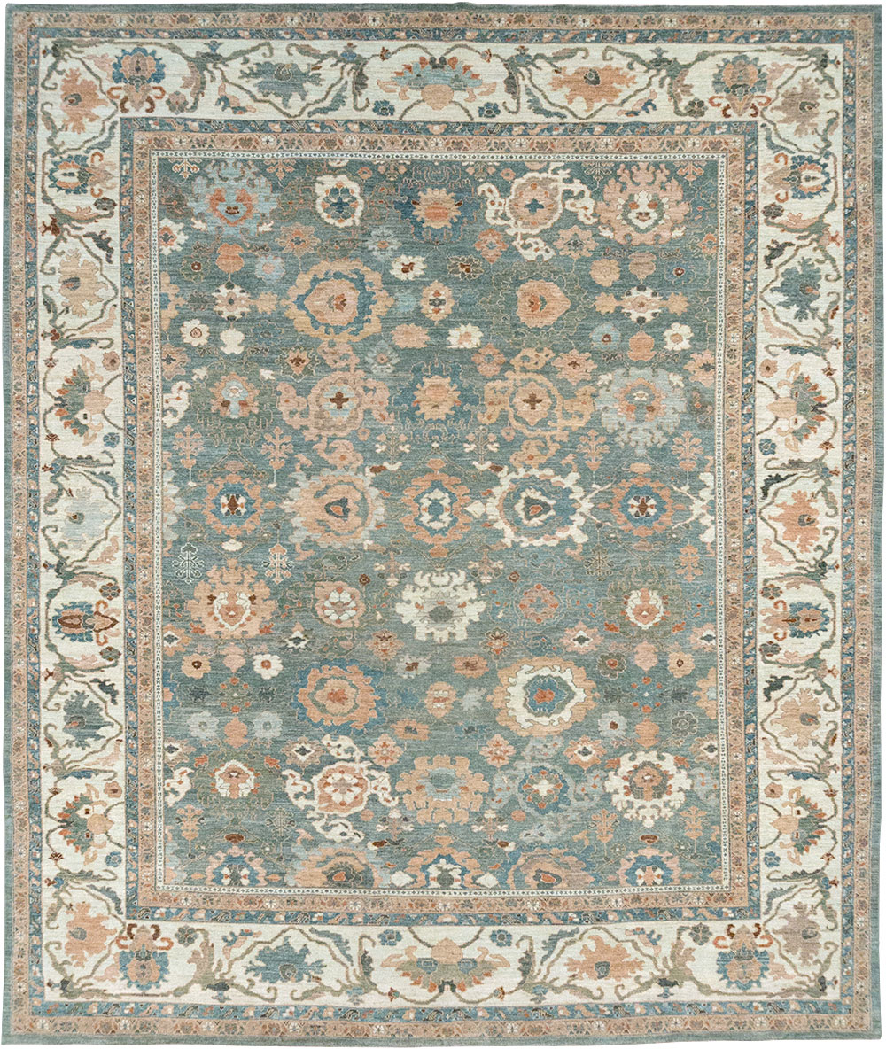 Modern Persian Sultanabad Room Size Carpet, No.32351 - Galerie Shabab