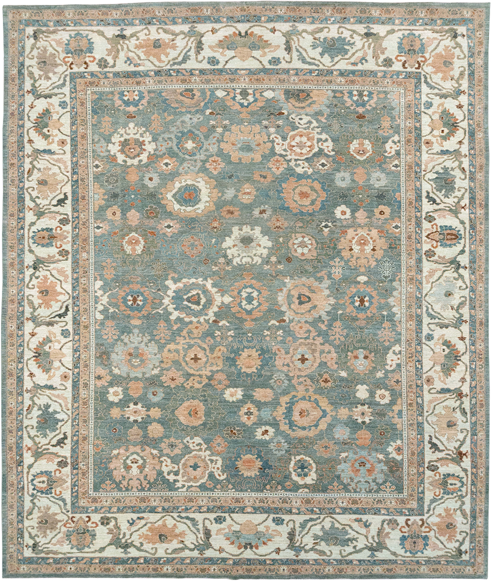 Modern Persian Sultanabad Room Size Carpet, No.32351 - Galerie Shabab