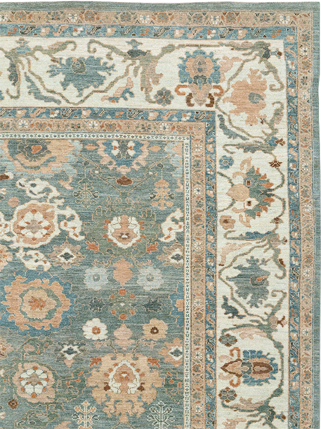 Modern Persian Sultanabad Room Size Carpet, No.32351 - Galerie Shabab