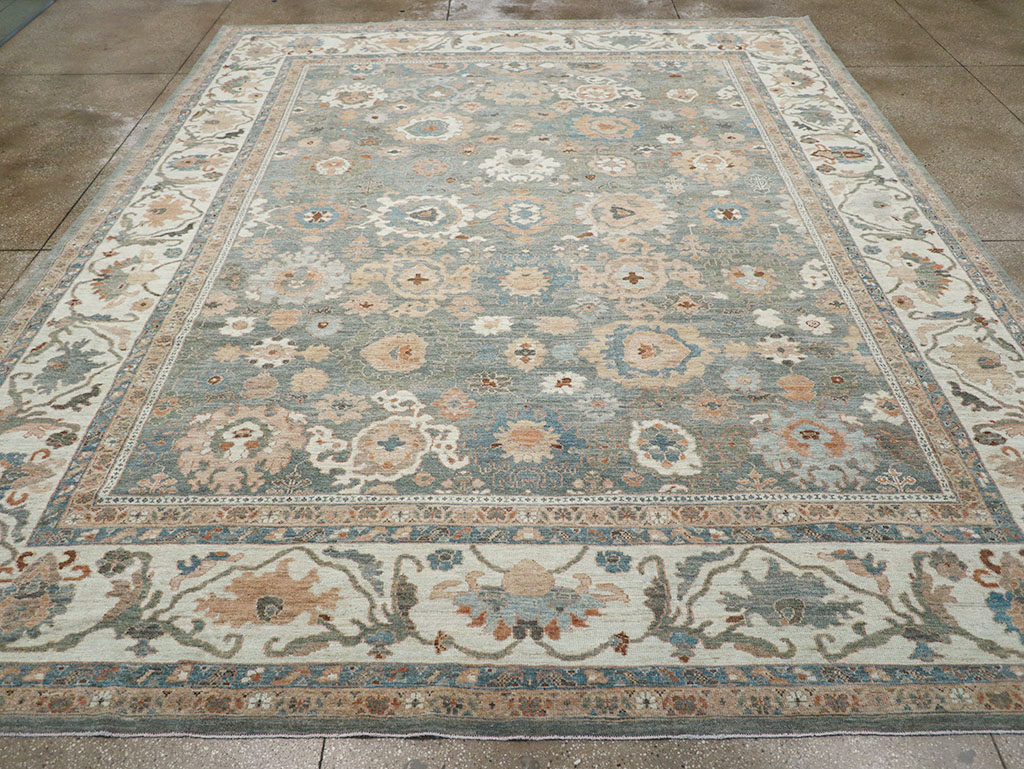 Modern Persian Sultanabad Room Size Carpet, No.32351 - Galerie Shabab