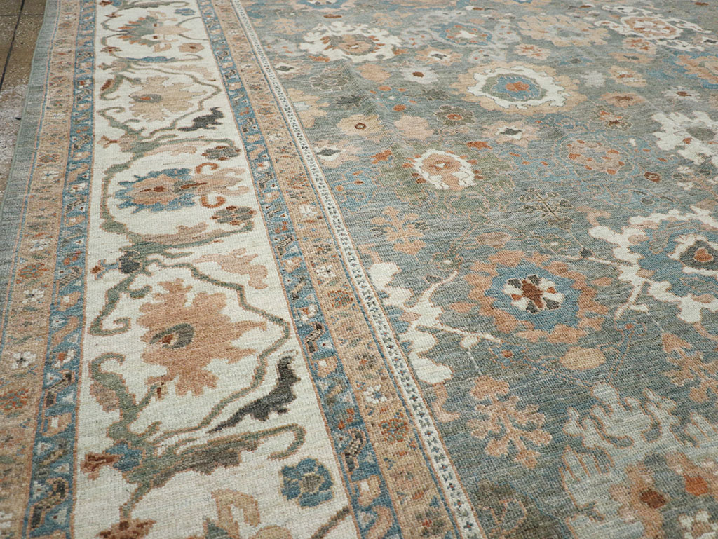 Modern Persian Sultanabad Room Size Carpet, No.32351 - Galerie Shabab