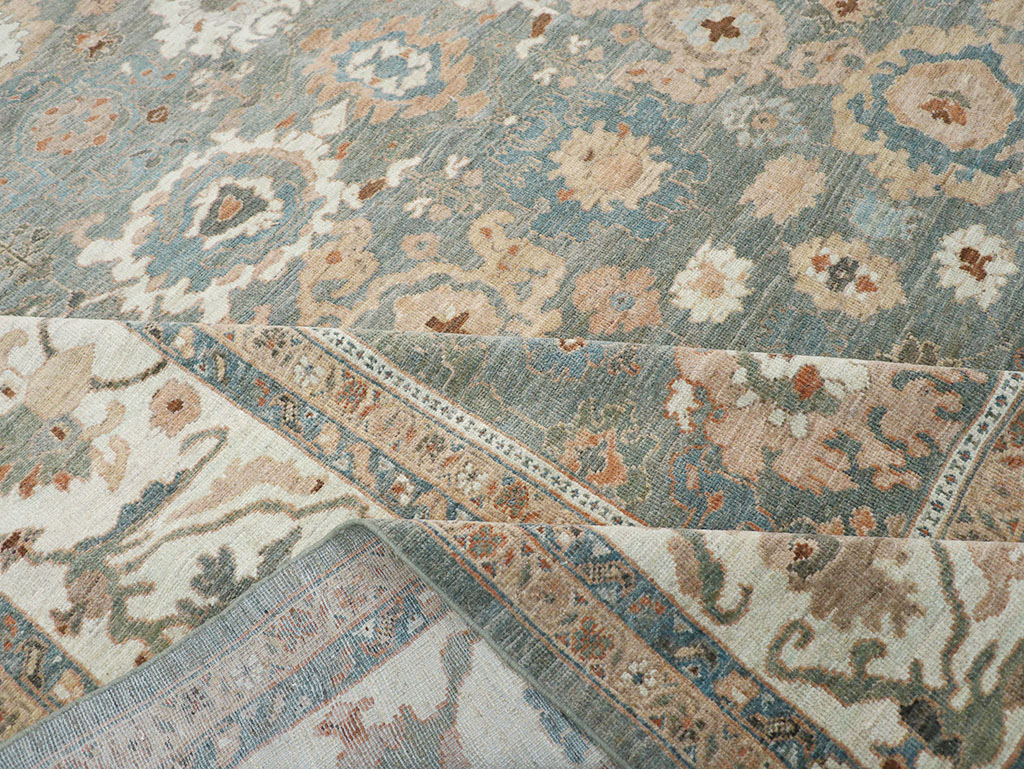 Modern Persian Sultanabad Room Size Carpet, No.32351 - Galerie Shabab