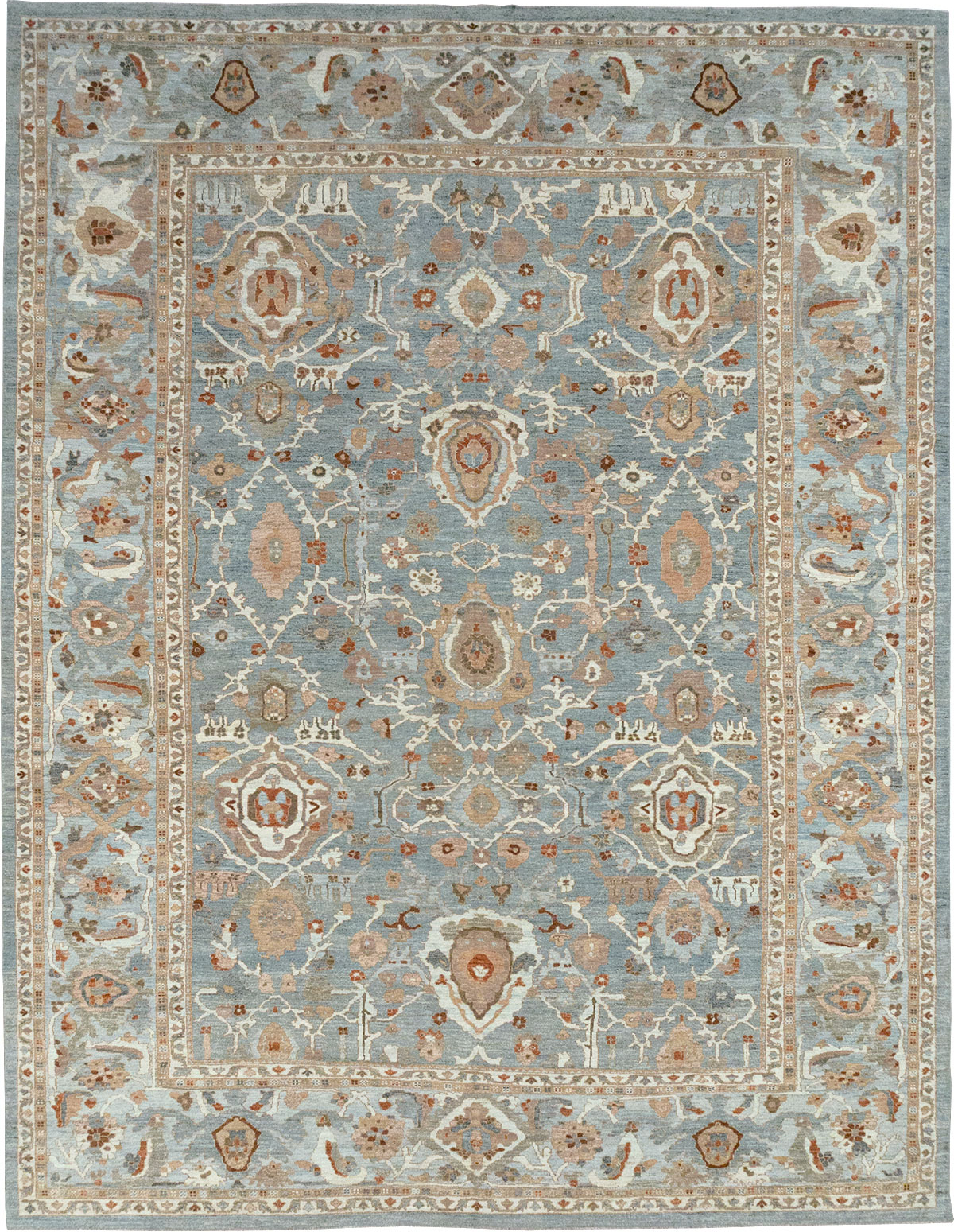 Modern Persian Sultanabad Large Carpet, No.32352 - Galerie Shabab