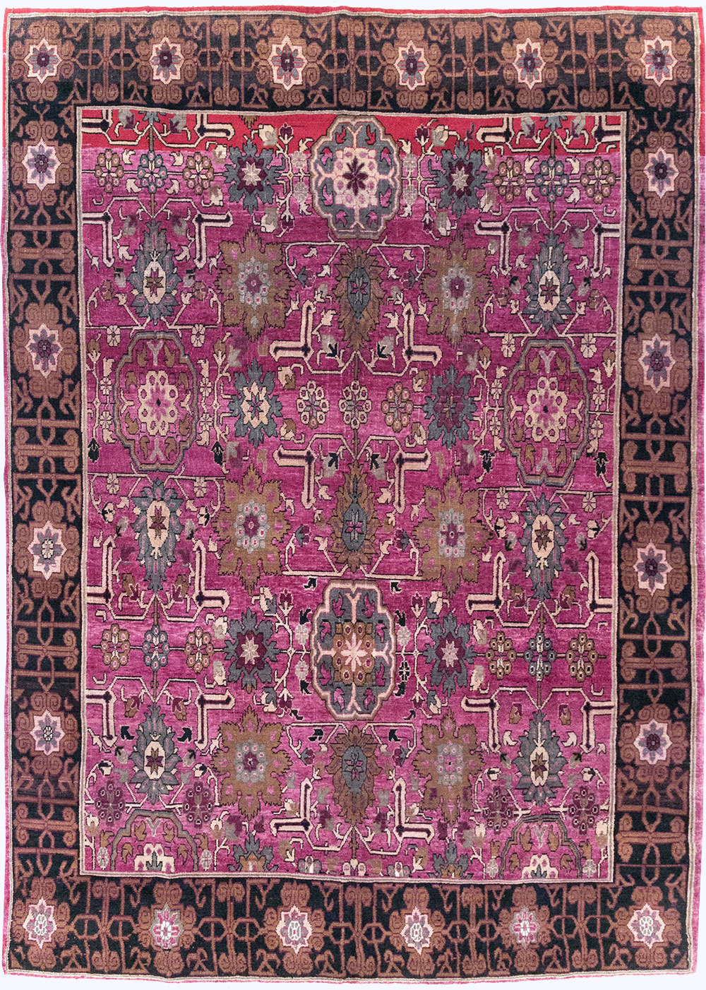 Vintage Turkish Anatolian Room Size Carpet, No.32357 - Galerie Shabab