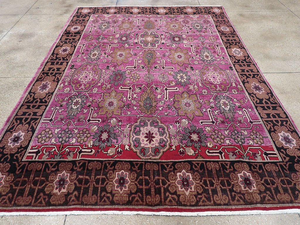 Vintage Turkish Anatolian Room Size Carpet, No.32357 - Galerie Shabab