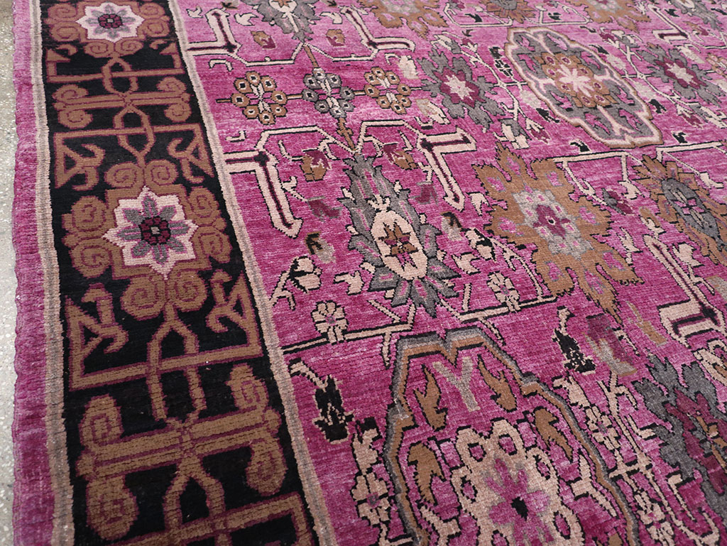 Vintage Turkish Anatolian Room Size Carpet, No.32357 - Galerie Shabab