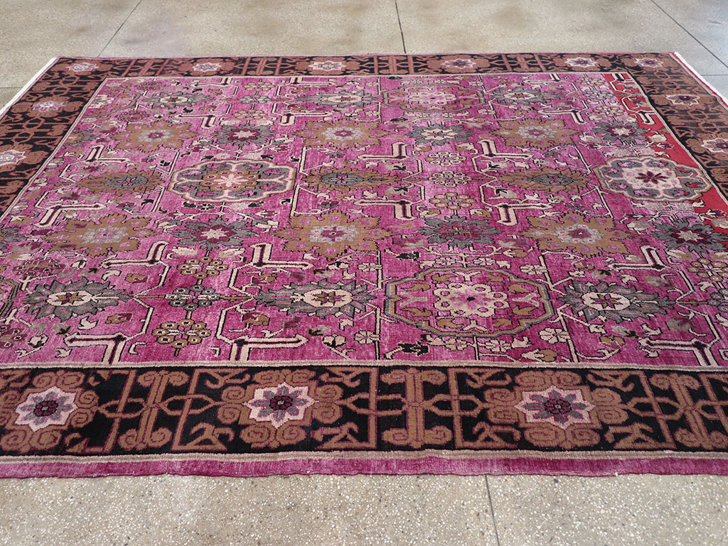 Vintage Turkish Anatolian Room Size Carpet, No.32357 - Galerie Shabab
