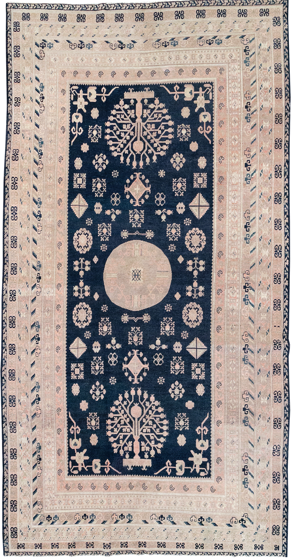Antique East Turkestan Khotan Gallery Carpet, No.32360 - Galerie Shabab