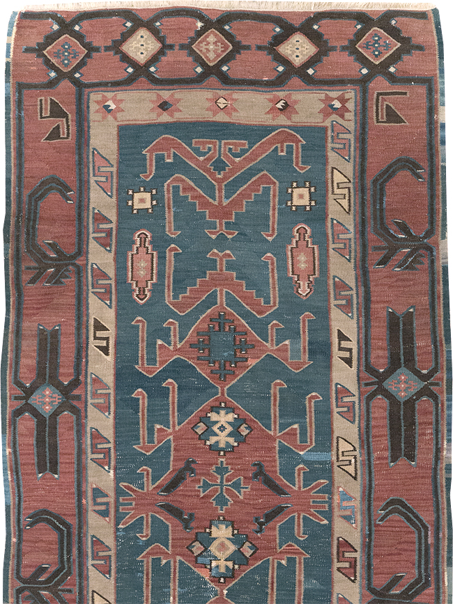 Antique Caucasian Avar Kilim Runner, No.32363 - Galerie Shabab
