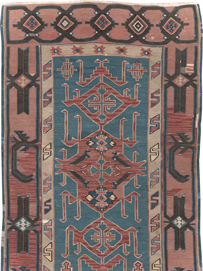 Antique Caucasian Avar Kilim Runner, No.32363 - Galerie Shabab
