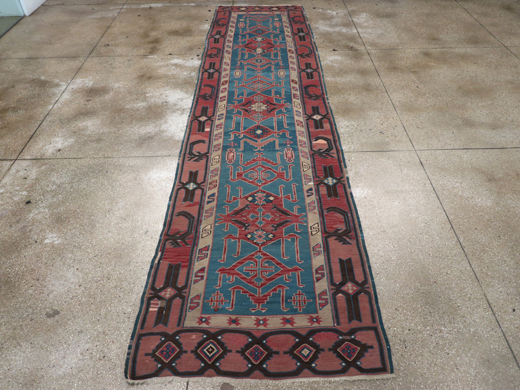 Antique Caucasian Avar Kilim Runner, No.32363 - Galerie Shabab