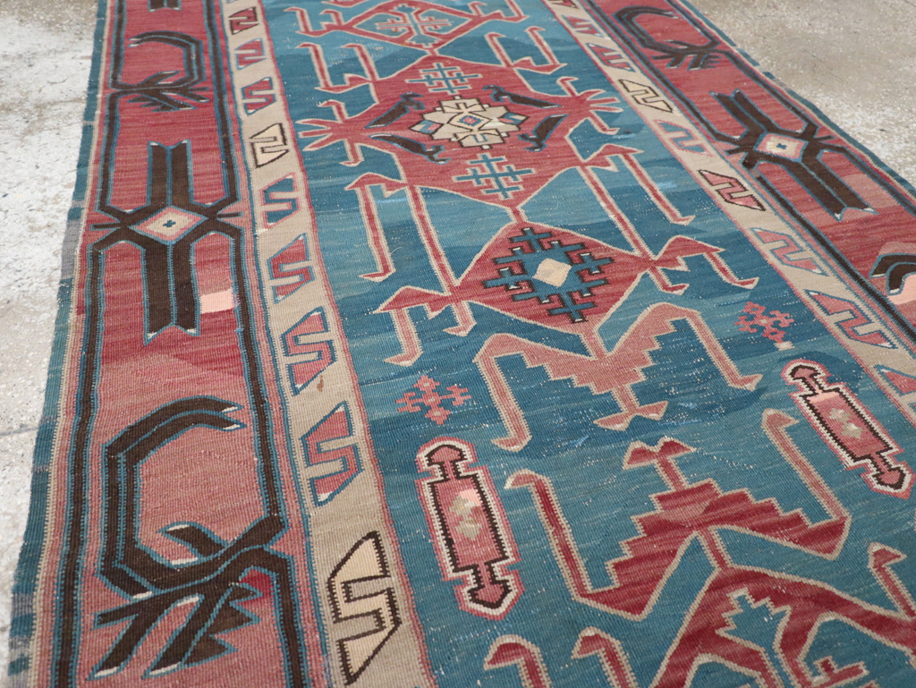 Antique Caucasian Avar Kilim Runner, No.32363 - Galerie Shabab