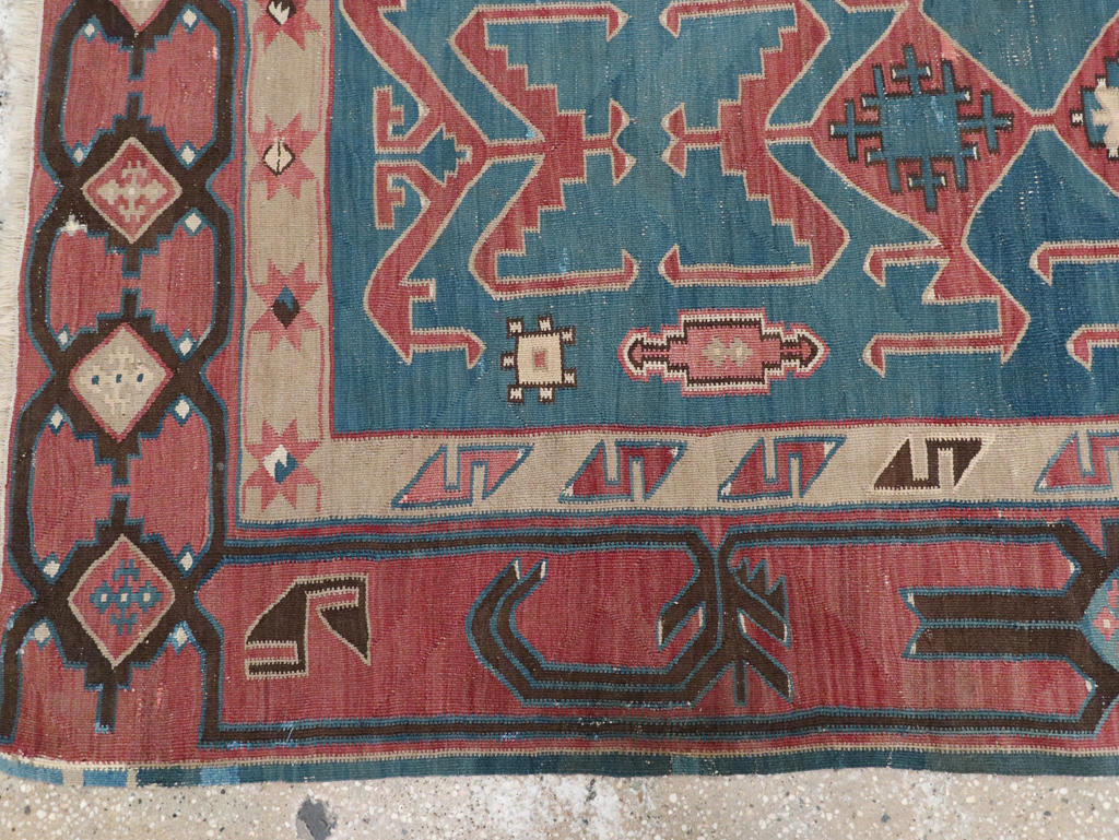 Antique Caucasian Avar Kilim Runner, No.32363 - Galerie Shabab
