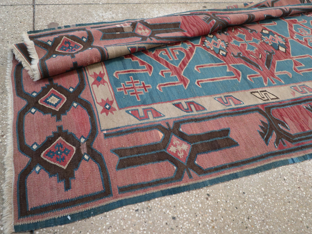 Antique Caucasian Avar Kilim Runner, No.32363 - Galerie Shabab