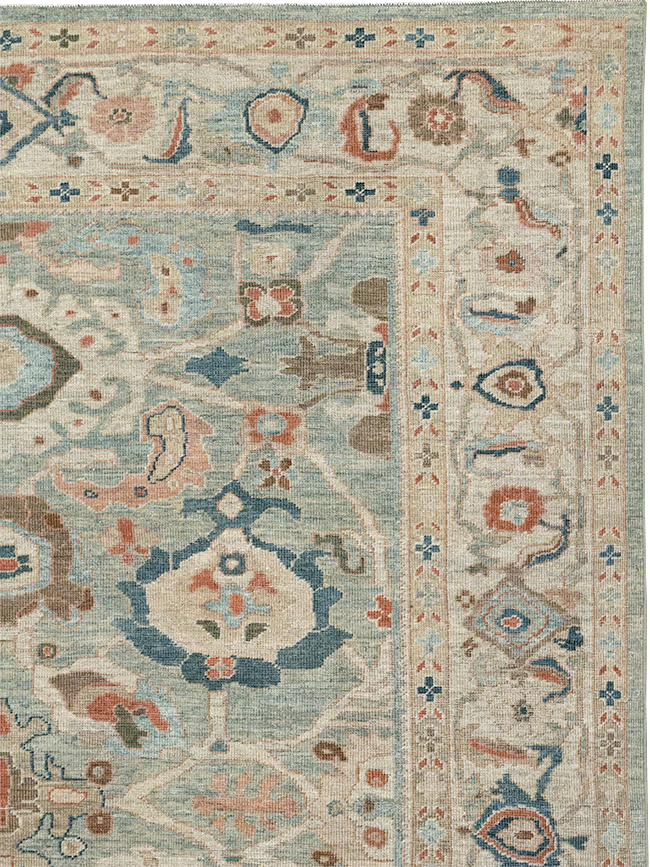 Modern Persian Sultanabad Room Size Carpet, No.32364 - Galerie Shabab