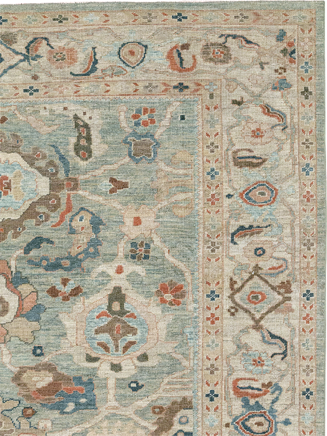 Modern Persian Sultanabad Room Size Carpet, No.32364 - Galerie Shabab