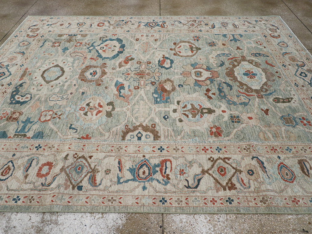 Modern Persian Sultanabad Room Size Carpet, No.32364 - Galerie Shabab