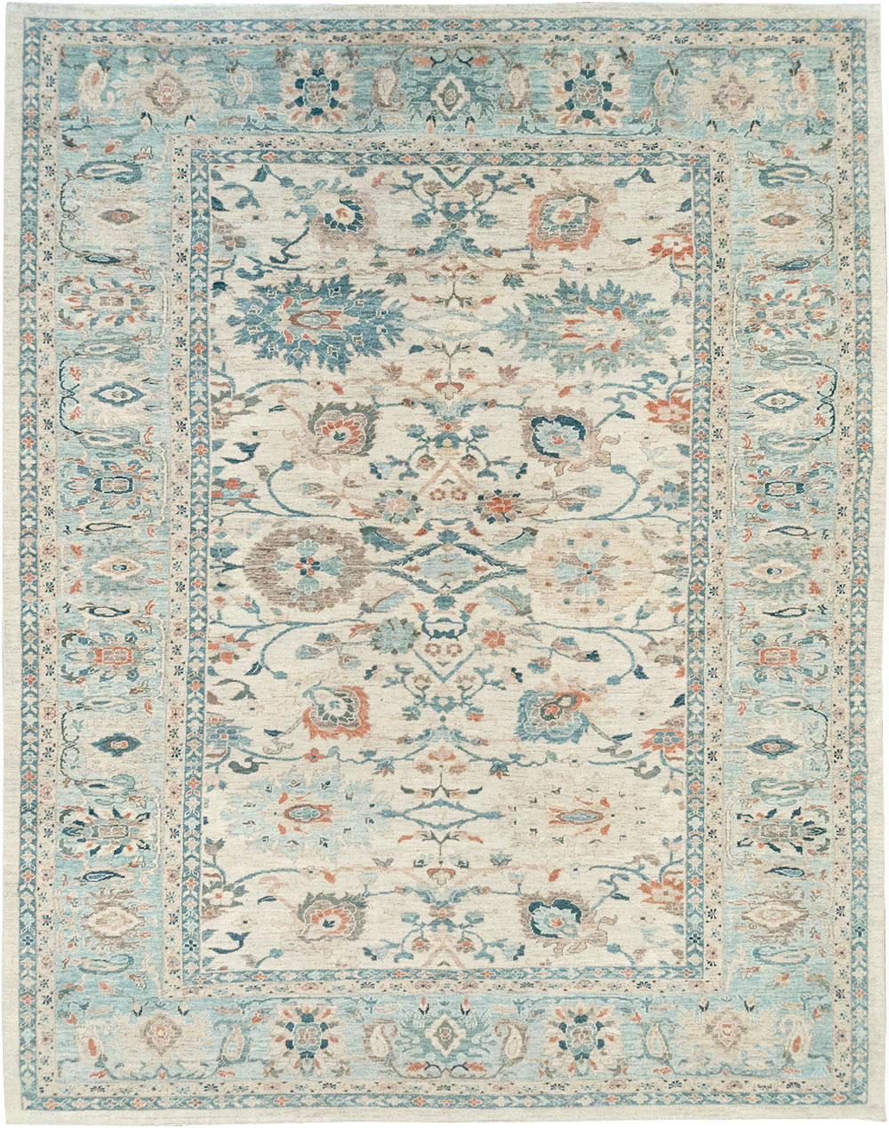 Modern Persian Sultanabad Large Room Size Carpet, No.32365 - Galerie Shabab