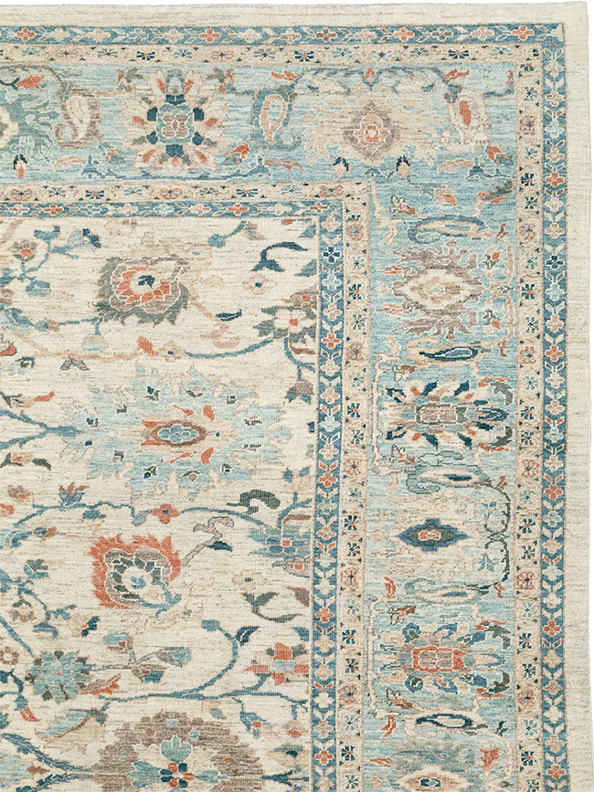 Modern Persian Sultanabad Large Room Size Carpet, No.32365 - Galerie Shabab